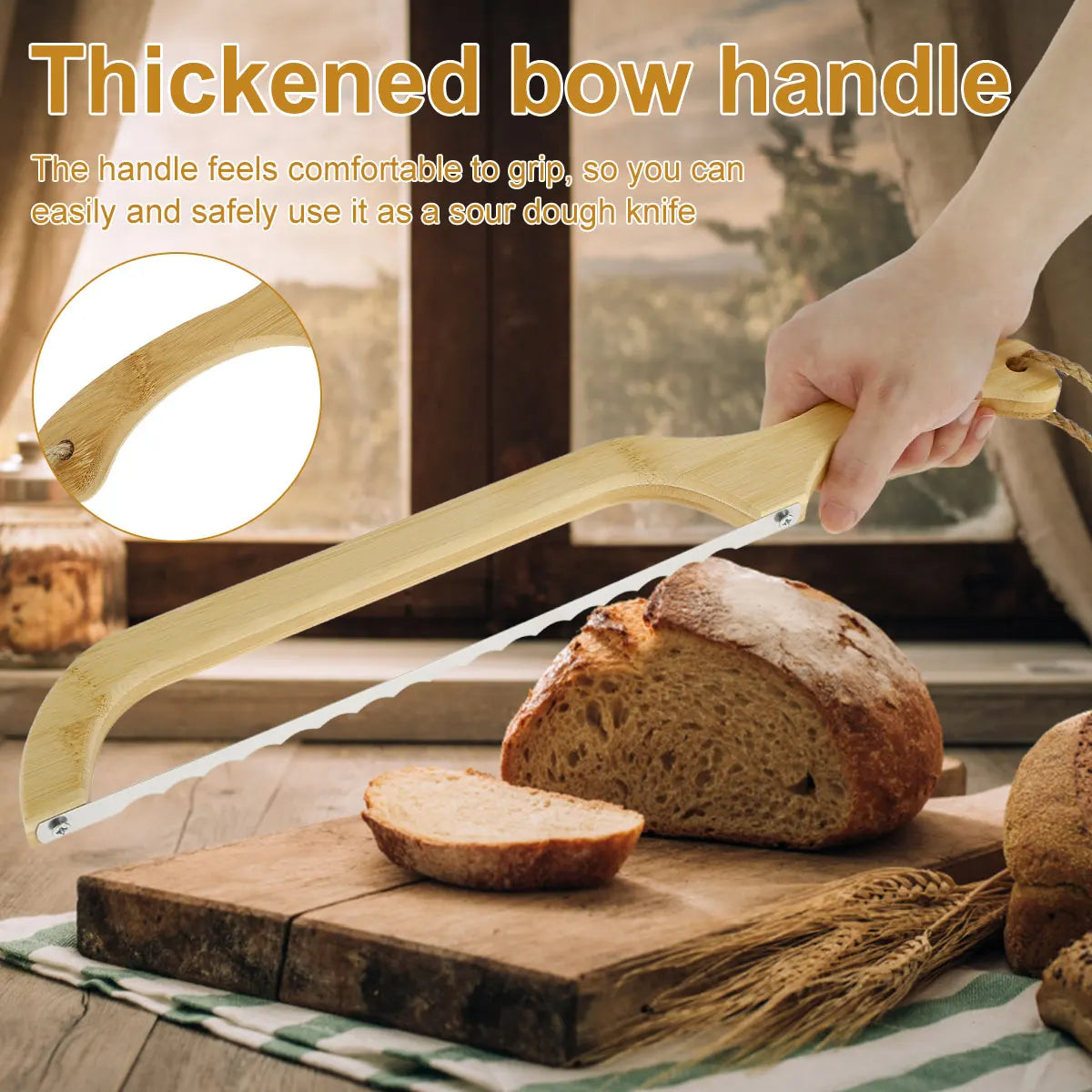 Ozanix™ Bread Bow Knife