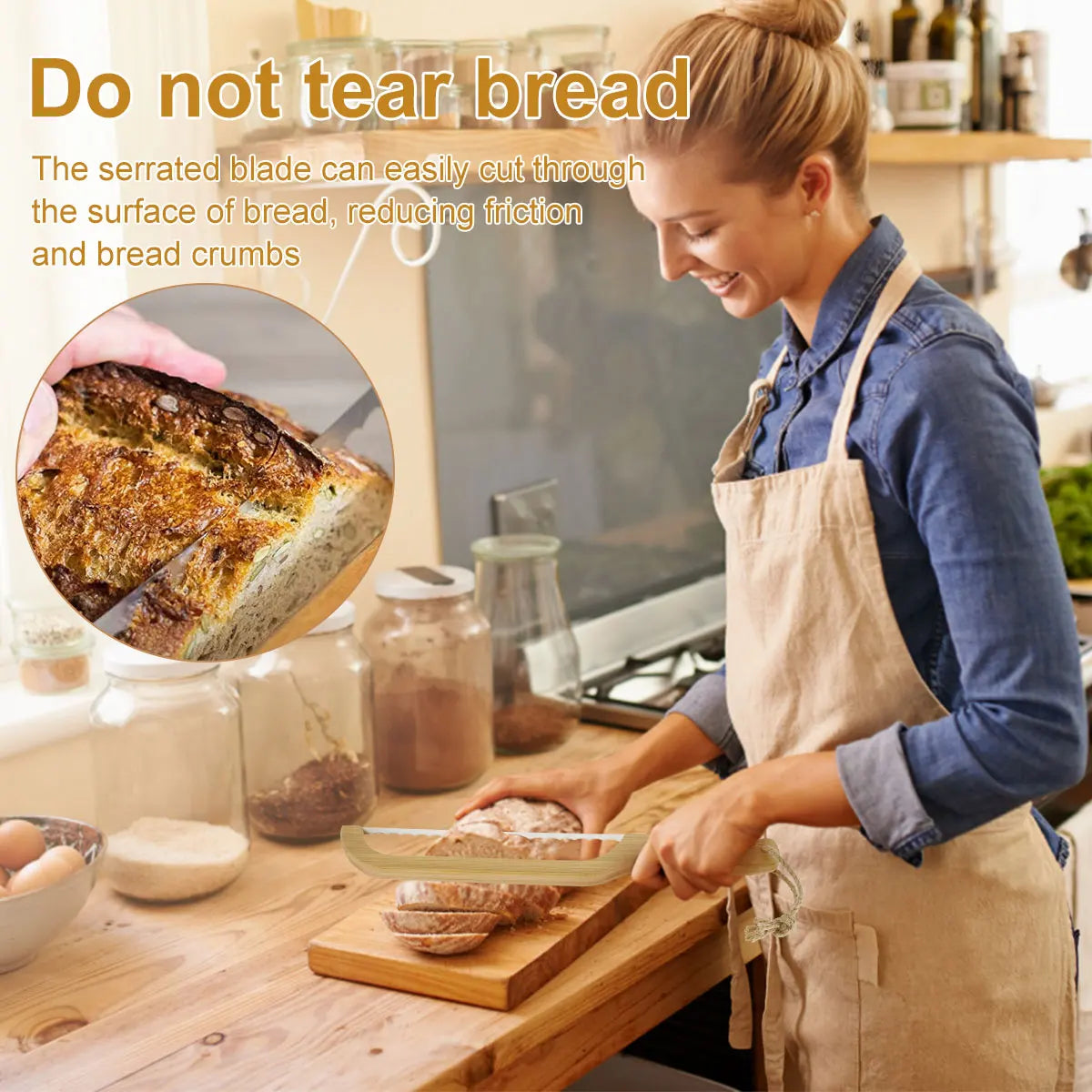 Ozanix™ Bread Bow Knife