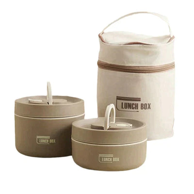 Portable Insulated Lunch Container Set