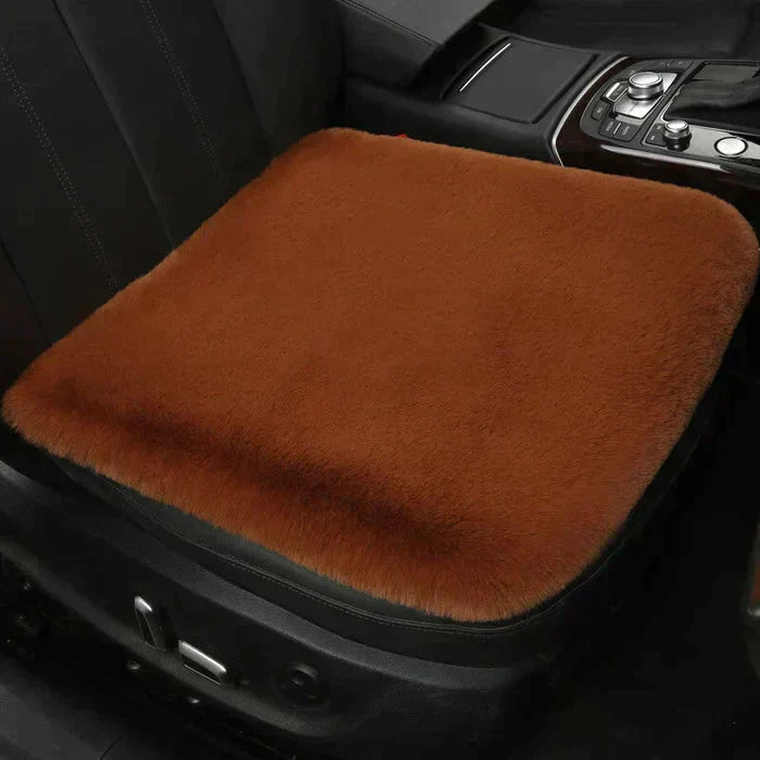 Plush Car Seat Cushion