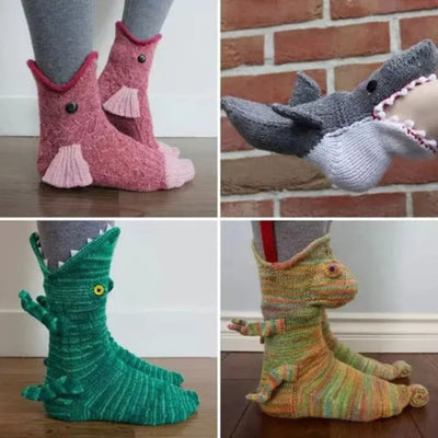 Sockvert 3D Knit Crocodile Socks